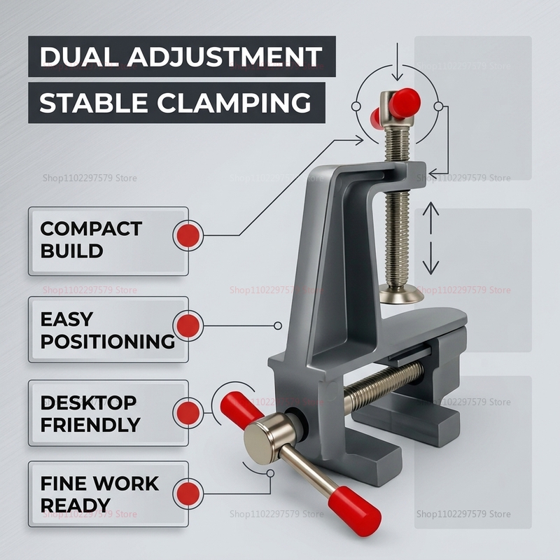 Aluminum Mini Table Bench Vice - Electronics Repair Hobby 评论和价格