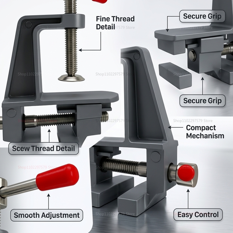 Aluminum Mini Table Bench Vice - Electronics Repair Hobby 评论和价格