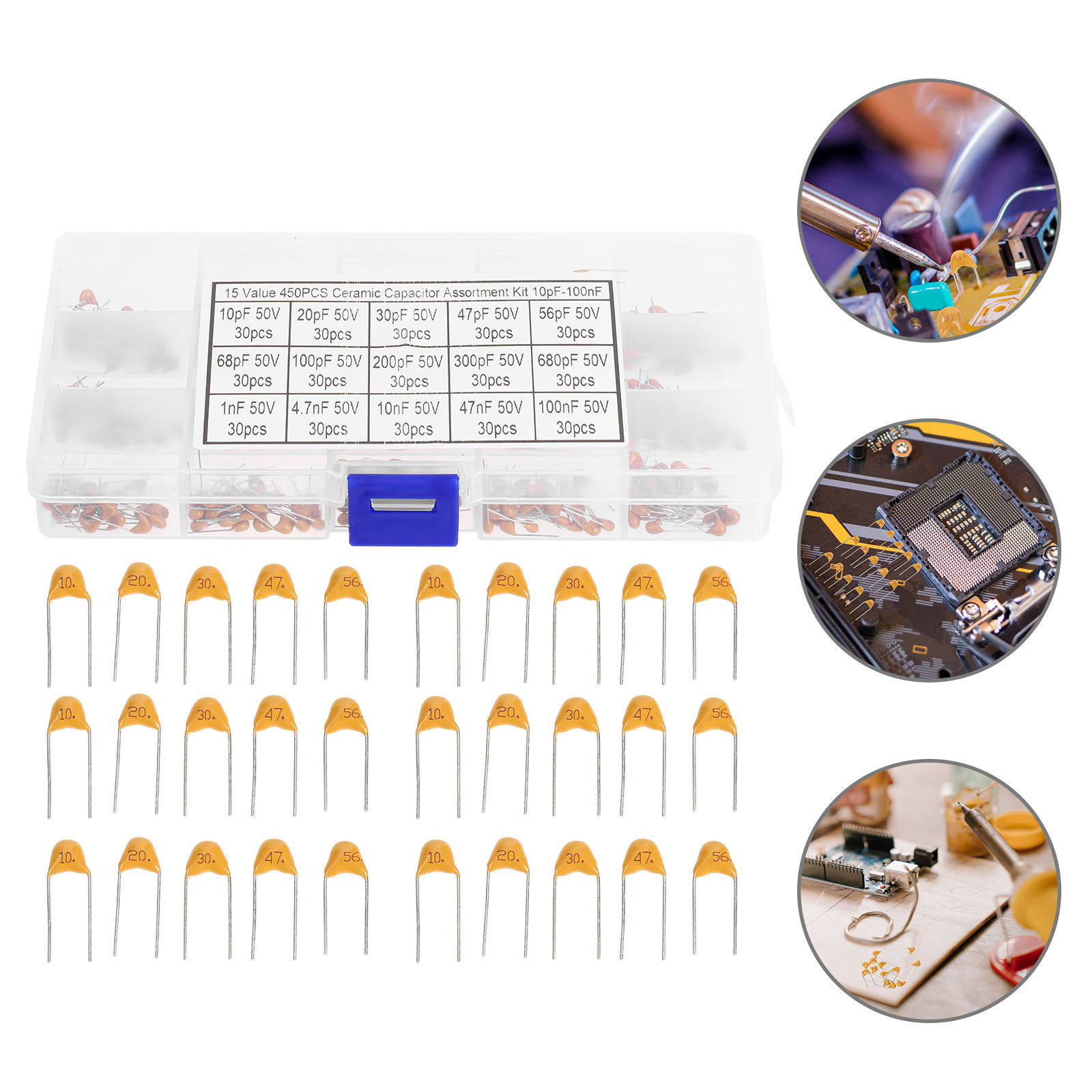 1Set Premium Ceramic Capacitor - Electronics Repair Hobby 评论和价格
