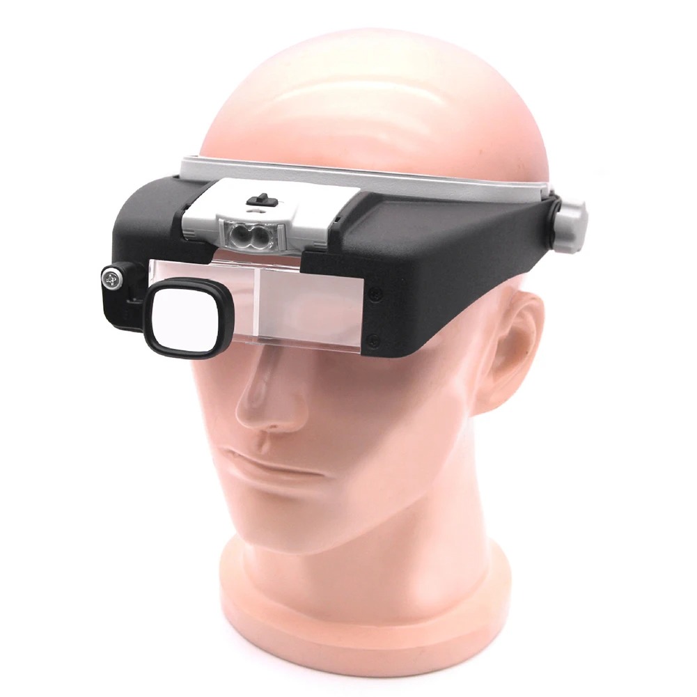 LED Magnifier Glasses Head Mou - Electronics Repair Hobby 评论和价格