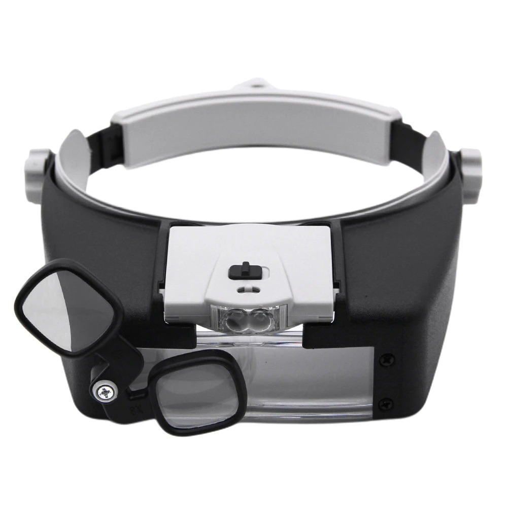 LED Magnifier Glasses Head Mou - Electronics Repair Hobby 评论和价格