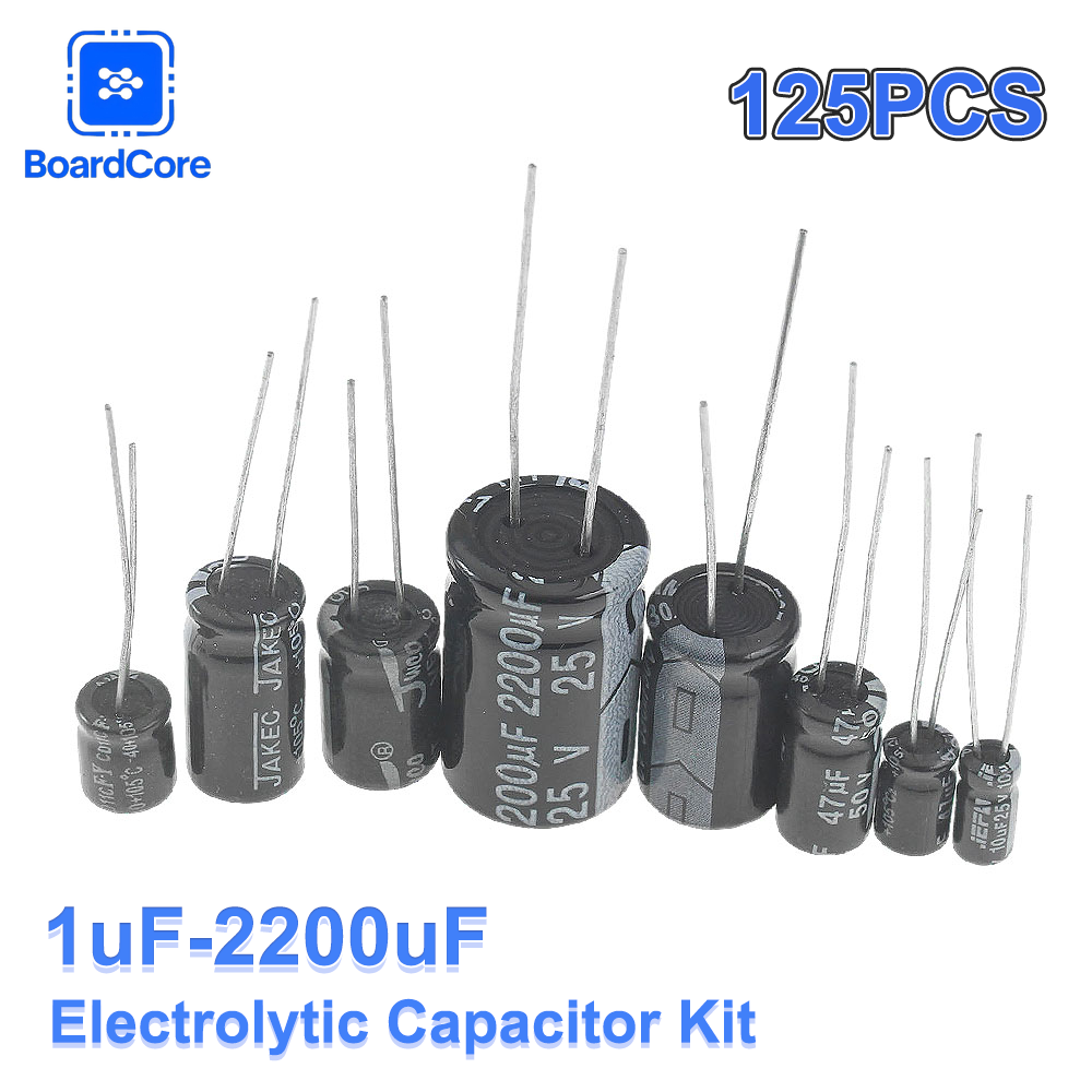 25 Values 125PCS Electrolytic  - Electronics Repair Hobby 评论和价格