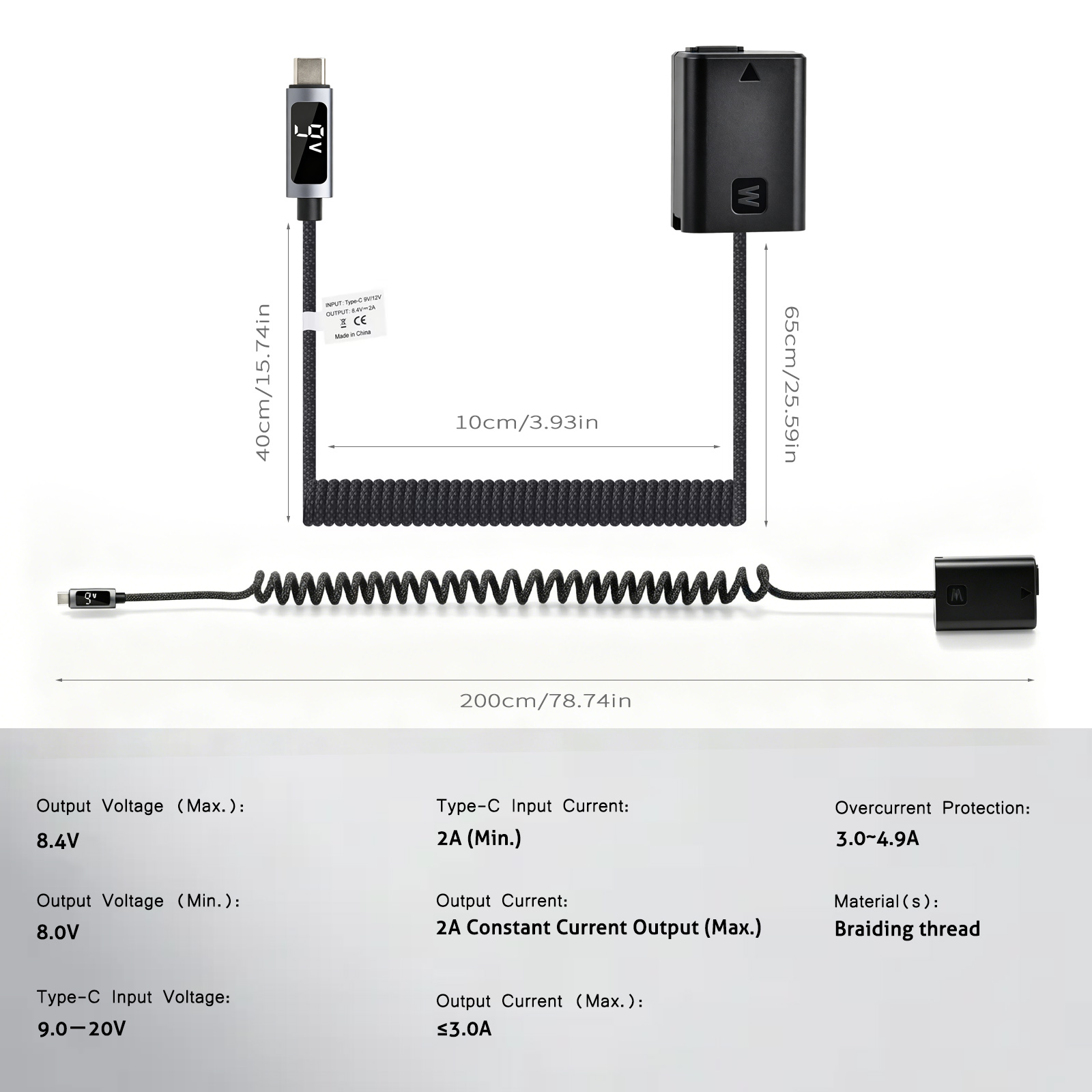 9V NP-FW50 Dummy Battery PD US - Sony Camera Zv-E10 评论和价格