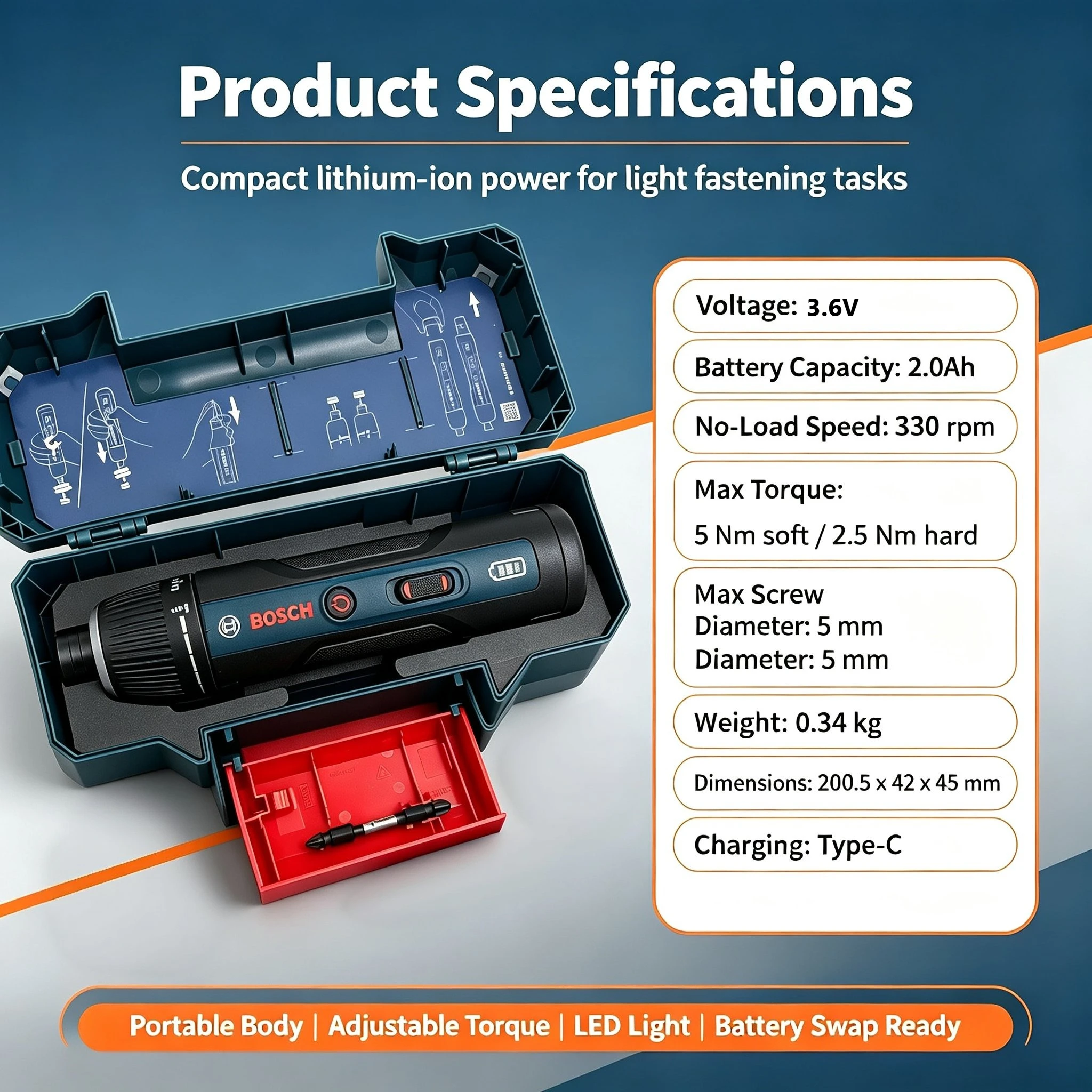 Bosch GSD4V-5 3.6V Cordless El - Electronics Repair Tools 评论和价格