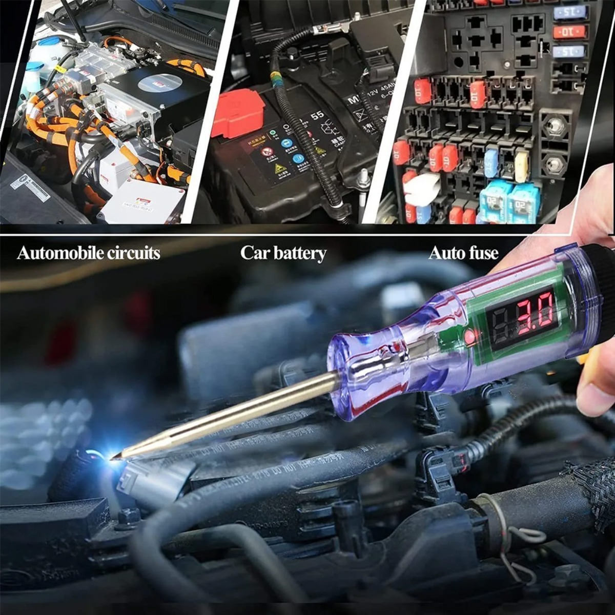 Car Truck Voltage Circuit Test - Electronics Repair Tools 评论和价格